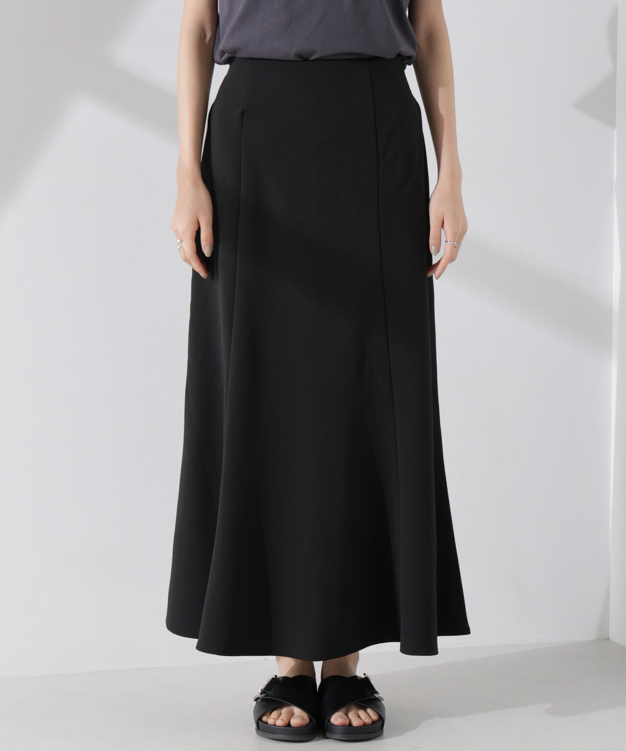 カット ジョーゼット フレアスカート（ セットアップ 可）