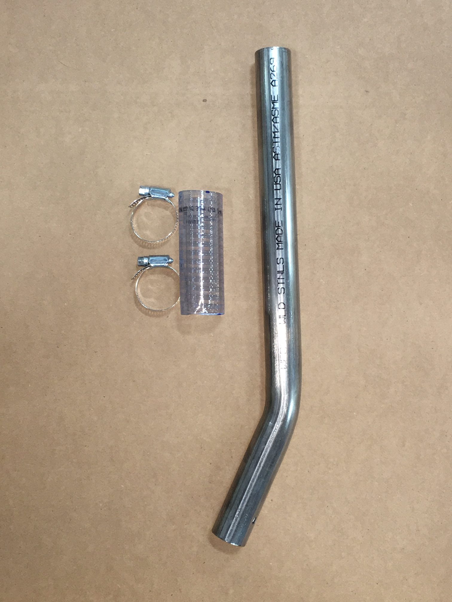 NA72825 – Straight Stainless Steel Seed Tube For 60/90/ProSeries