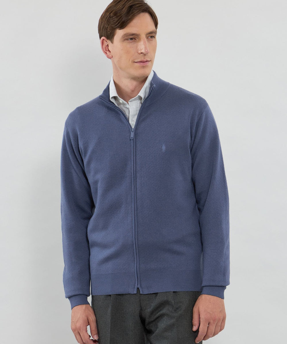 ハイゲージケーブルフルジップアップニット(トップス)｜MACKINTOSH