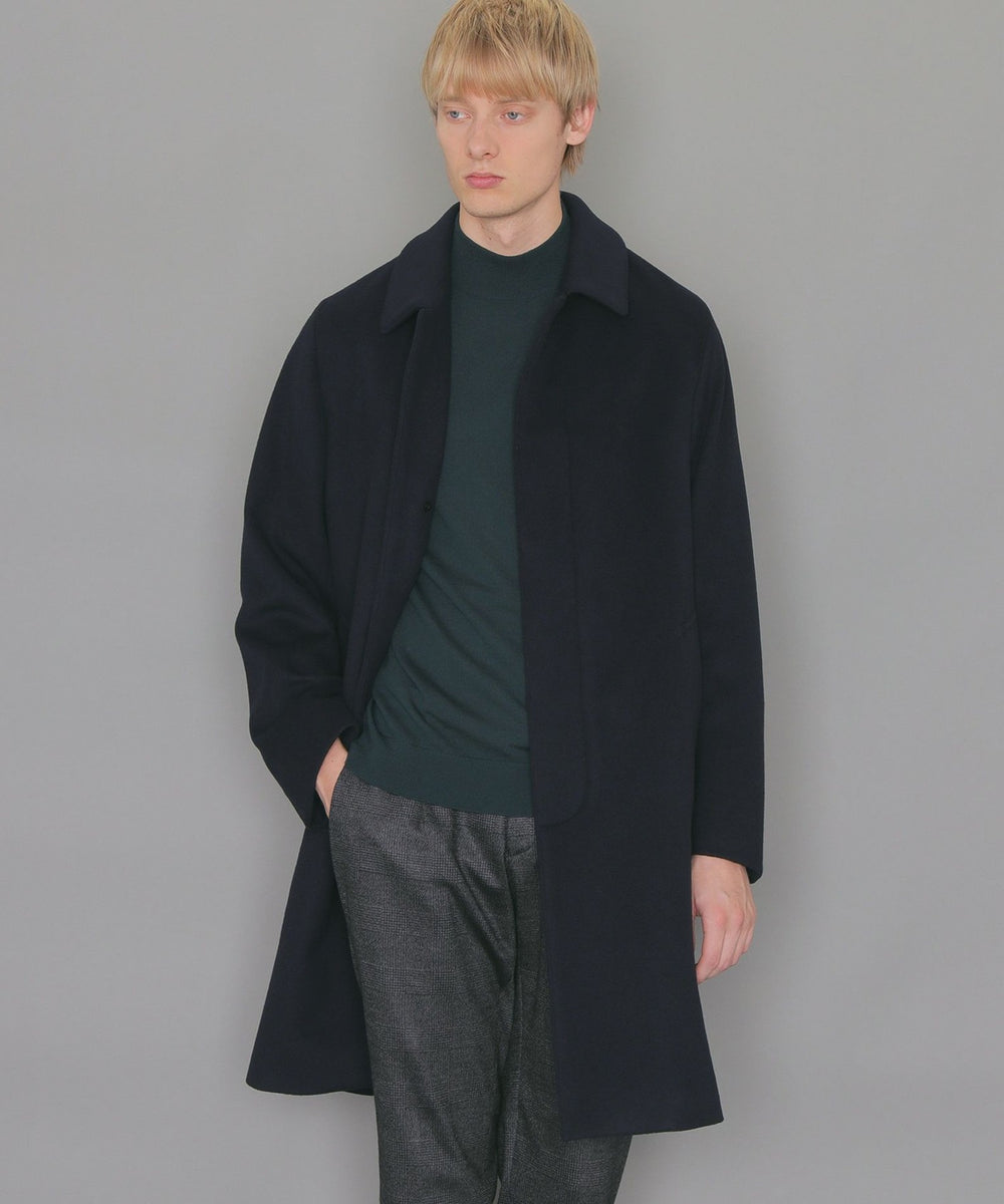 DUNFORD】ウールナイロンビーバーステンカラーコート(コート