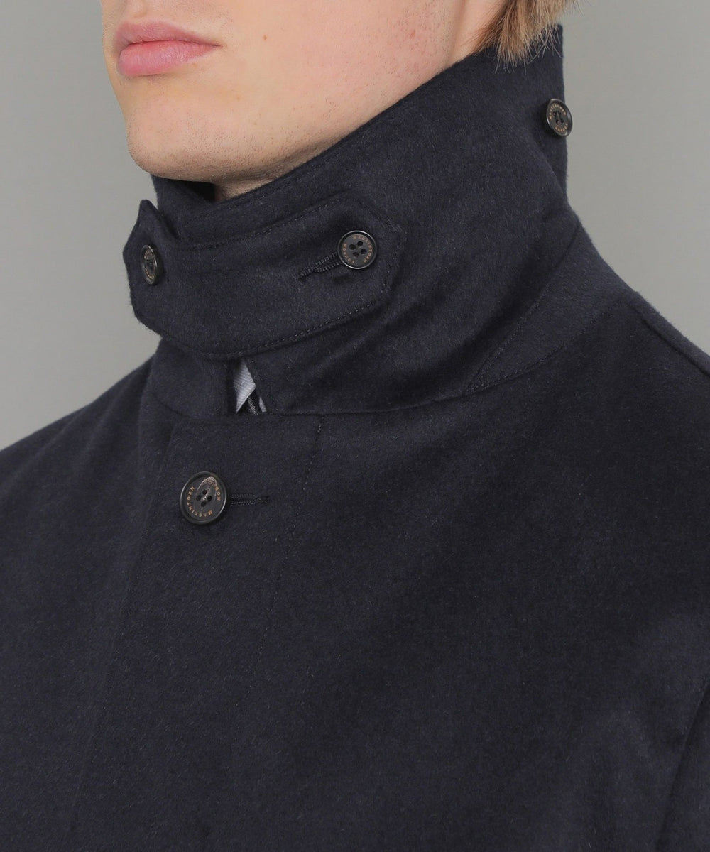 DUNFORD】ウールカシミヤビーバーステンカラーコート(コート