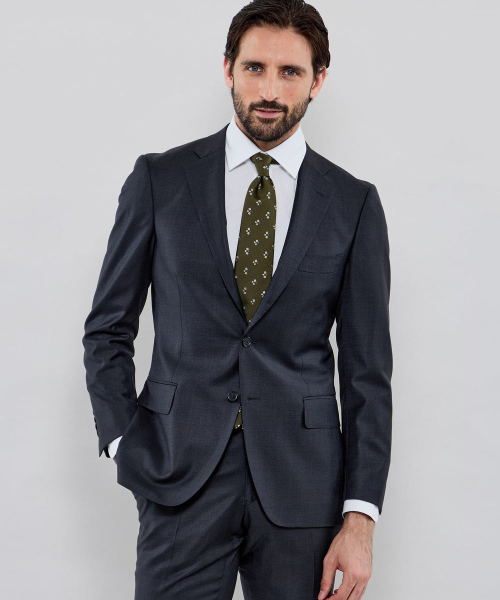 NEW BRIDGE】【LoroPiana Fabric】ピンドットスーツ(スーツ