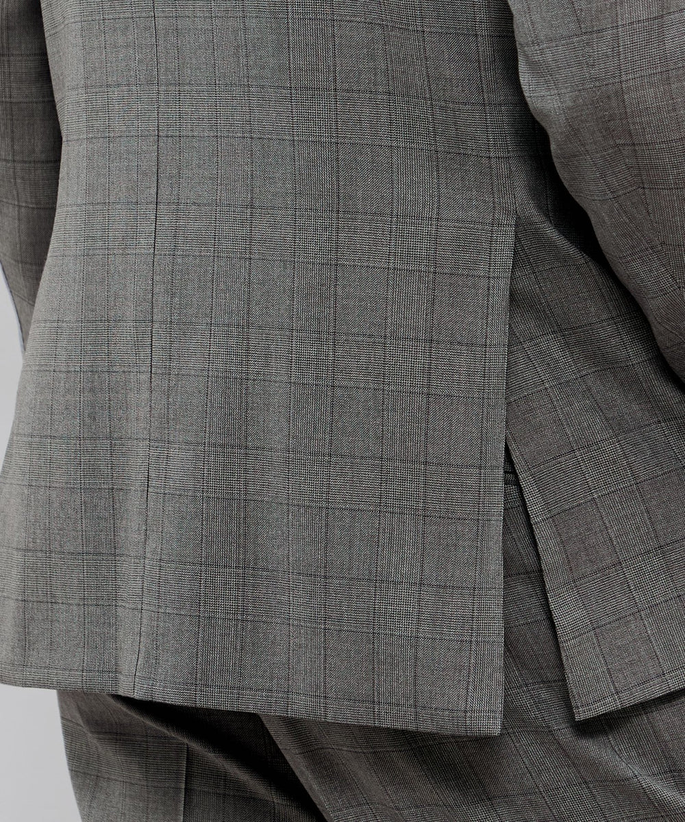 ウールシルク グレンチェックスーツ(スーツ)｜MACKINTOSH LONDON
