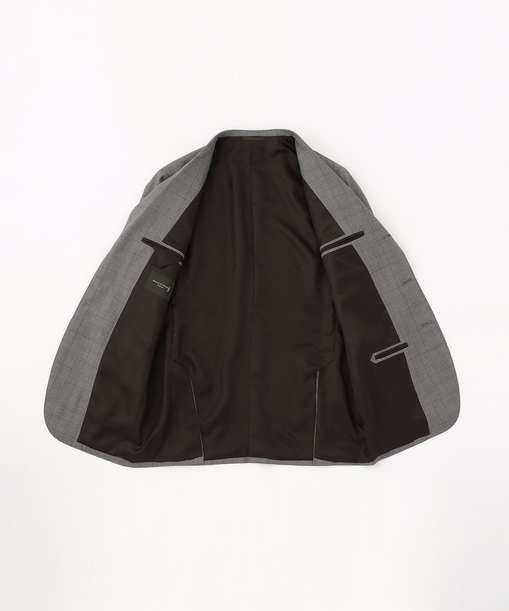 ウールシルク グレンチェックスーツ(スーツ)｜MACKINTOSH LONDON