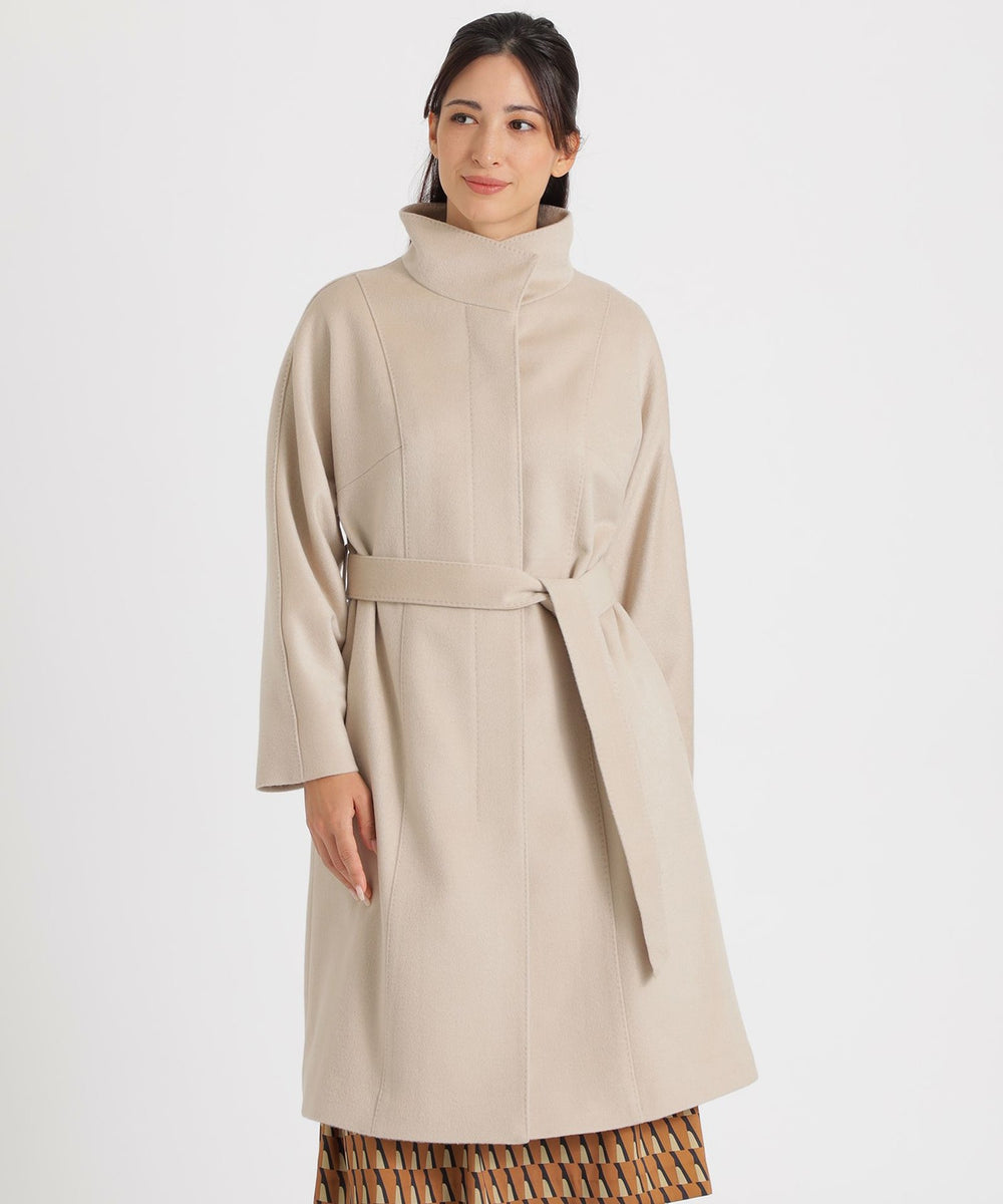 ウールカシミヤビーバー スタンドカラーコート(コート)｜Paul Stuart