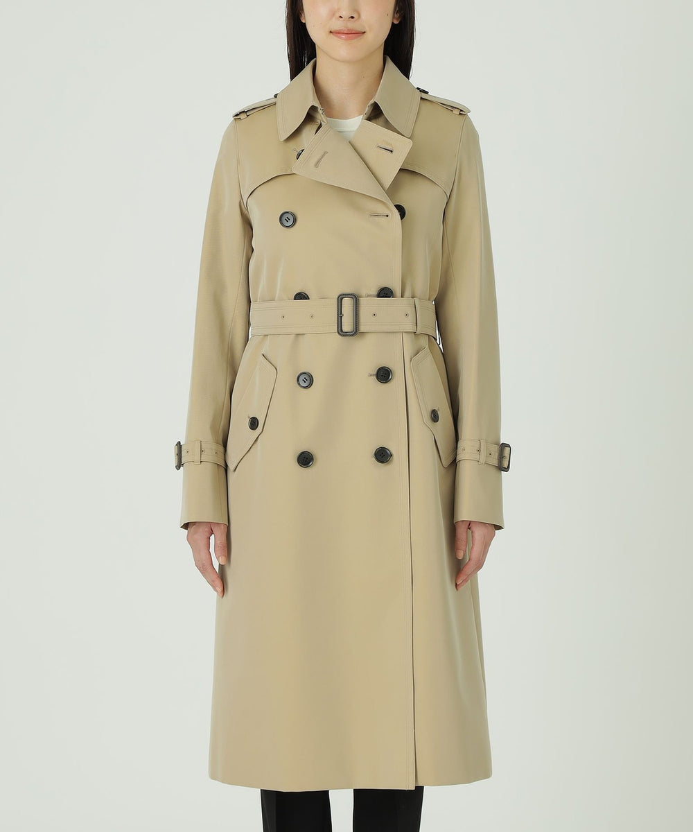 100年コート＞スタンダードモデル ダブルトレンチコート（ロング