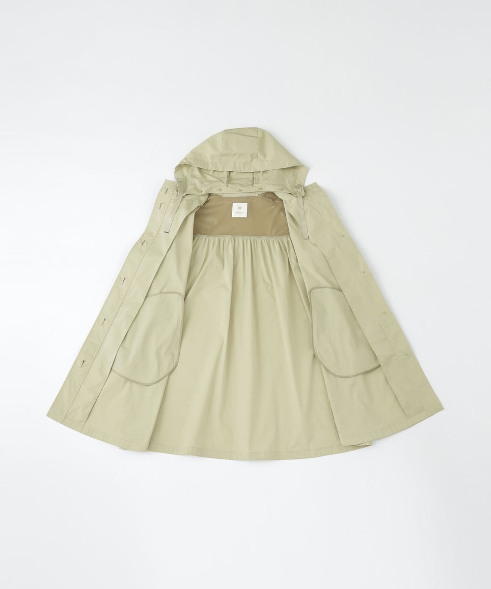 花粉対策】グレースメモリースタンドカラーフィールドコート(コート