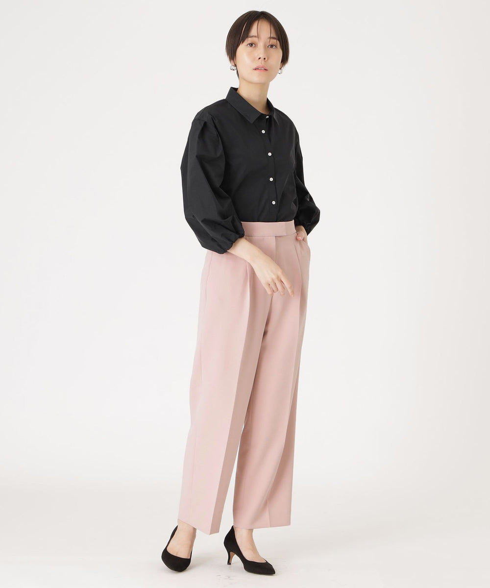 1枚着でも羽織りでも】バルーンスリーブオーバーシャツ(トップス