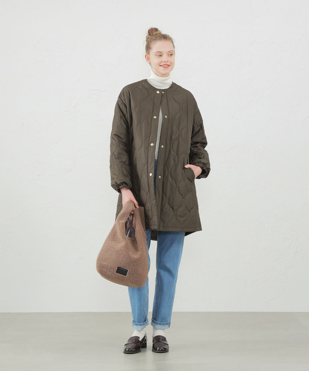 WEB&一部店舗限定】リバーシブルキルティングコート(コート