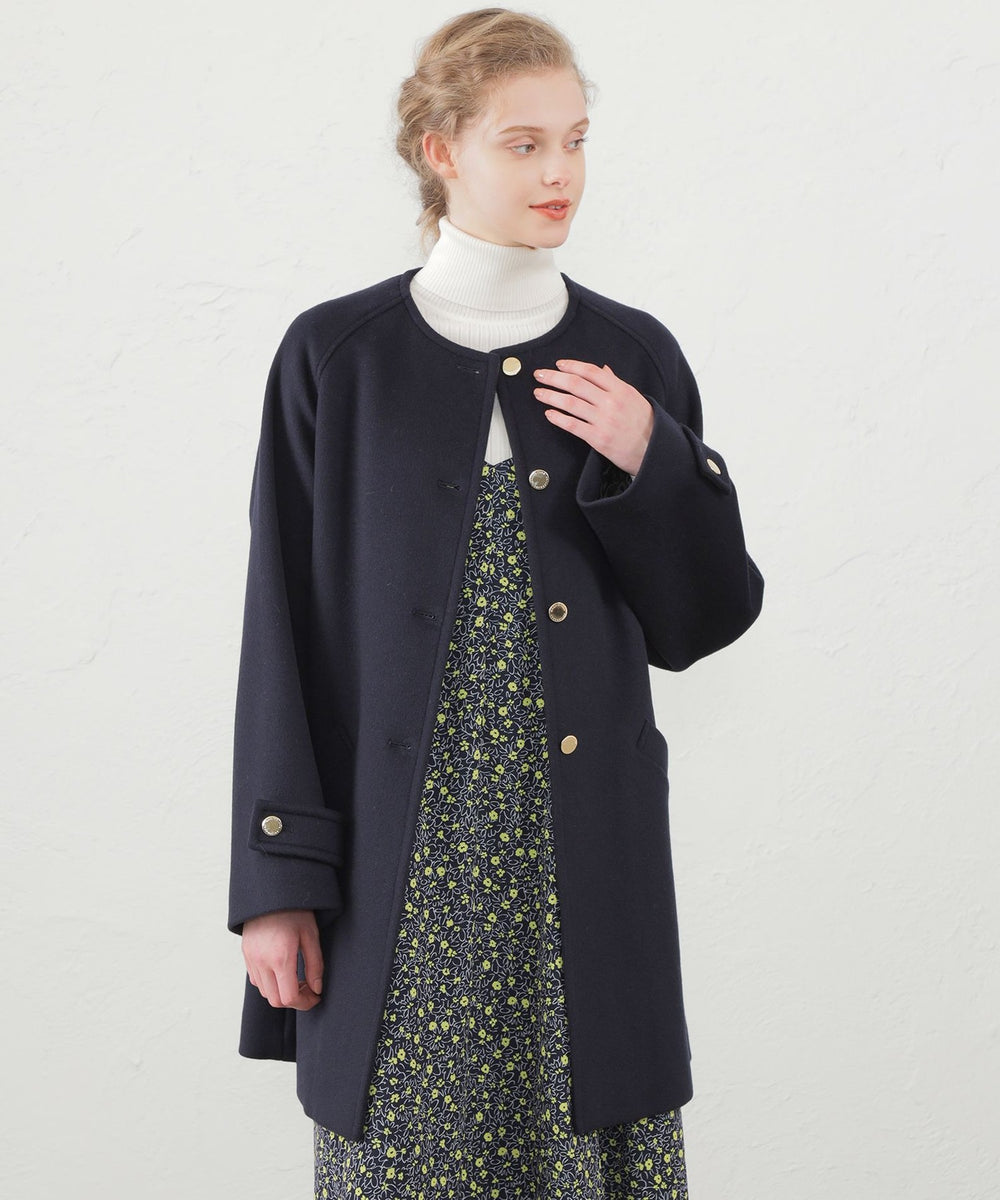 WELBURY NO COLLAR(ウェルベリーノーカラー)】(コート)｜MACKINTOSH