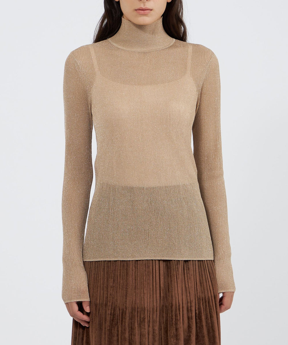 シアーラメ ハイネックニット(トップス)｜EPOCA(エポカ)のファッション