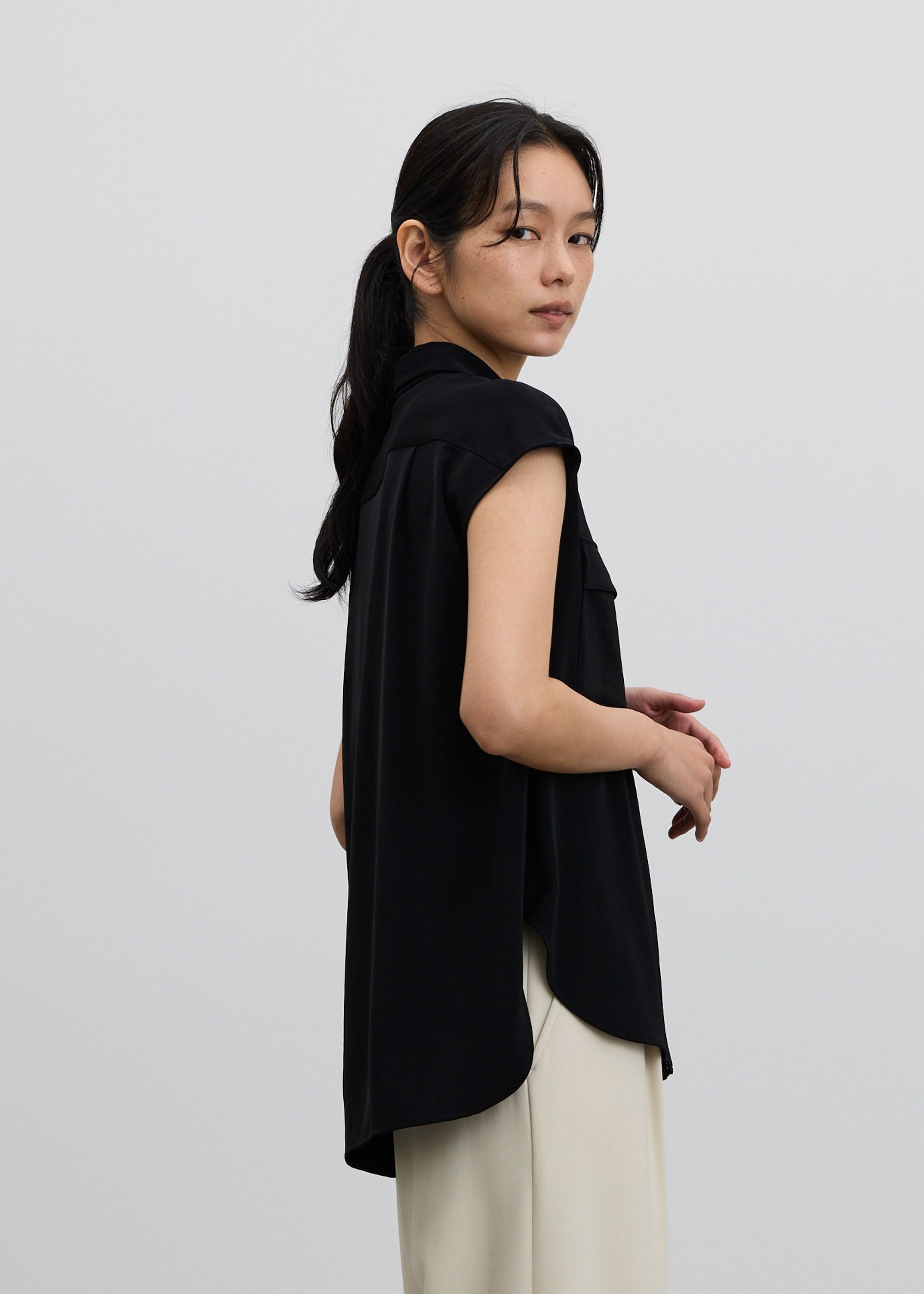 ヴィンテージサテンシャツ - SOÉJU online store｜上質な大人の女性の