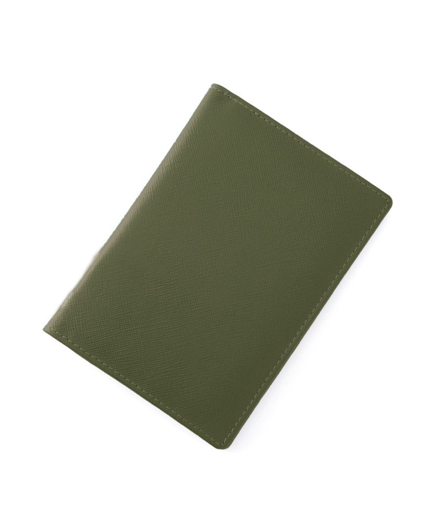 パスケース】本革パスポートケース leather イエロー シボ メンズ