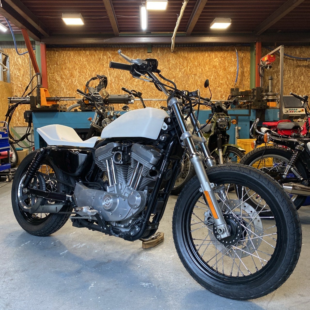 トラッカー スポーツスター ハーレー ハンドルカスタム XL883 XL1200X