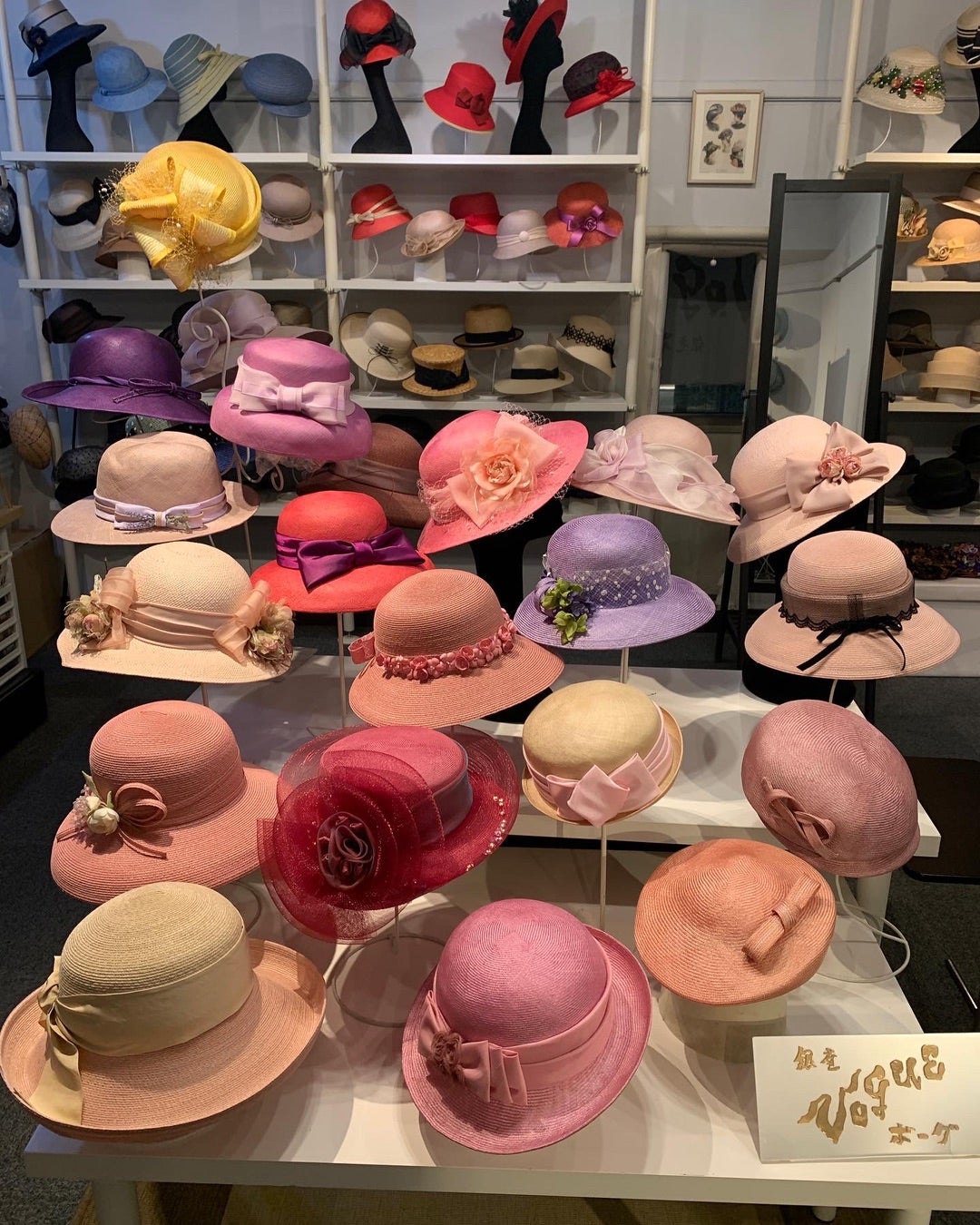 銀座ボーグ帽子サロン 帽子が充実しています | 銀座の帽子屋・帽子職人