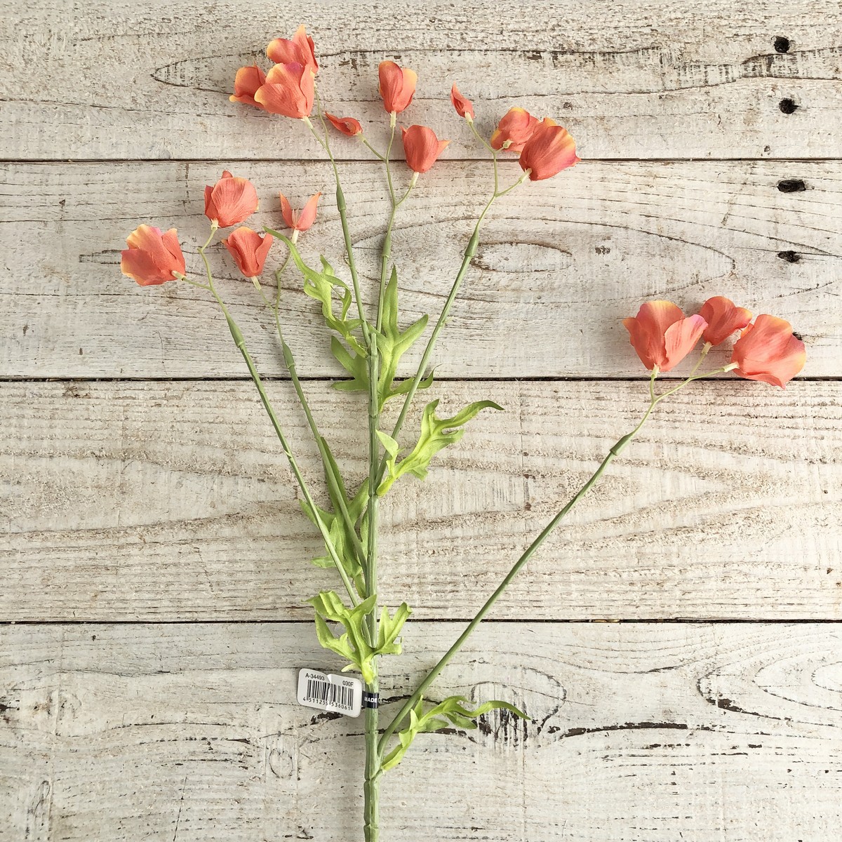 即日☆【造花】アスカ/ベルフラワー×13 つぼみ×3 フレームオレンジ/A