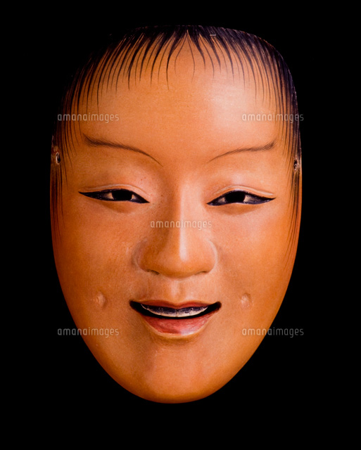 能面 猩々（しょうじょう）[22806000093]の写真・イラスト素材｜アマナ