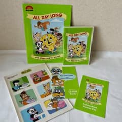 ALL DAY LONG with Zippy 英語教材 知育玩具 絵本 CD - メルカリ
