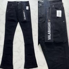 バラバサス valabasas ダメージスタックフレアスキニーデニム 新品 29