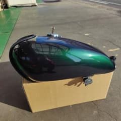SR400 SR500 純正 ガソリンタンク 燃料コック付き キャップ付き 緑