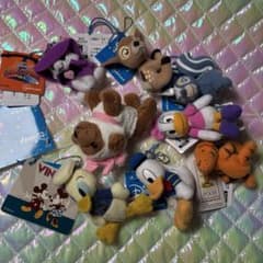 ディズニー ミニマスコットキーチェーン まとめ売り heartland社 廃盤