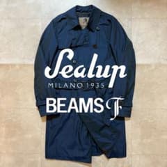 SEALUP シーラップ BEAMS F 別注 トレンチコート ネイビー 46 - メルカリ