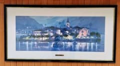 笹倉鉄平 ラゴ・マジョーレ 額装ポスター 104×54cm - メルカリ