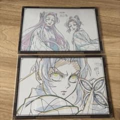 鬼滅の刃 ダイニング おすそわけポストカード 胡蝶カナエ 胡蝶しのぶ 2