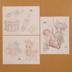 cotton melody様ステッカー〜サーカスpastel♡おすそ分け3枚 - メルカリ