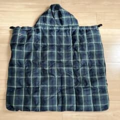 MIKIHOUSEミキハウス防寒ケープ ダウン キャリー 5wayブランケット