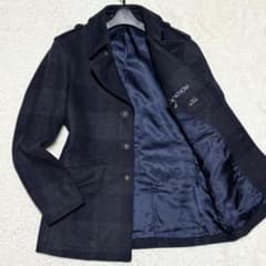 Paul Smith ポールスミス ナポレオンコート メタルボタン チェック