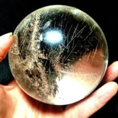 超特大 83mm ゴールドルチルクォーツ 金針水晶 パワーストーン - メルカリ