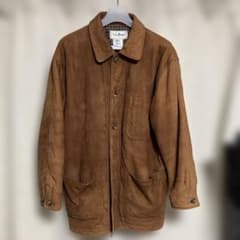 80s L.L.Bean ブラウン ヌバックレザーカバーオール USA製 - メルカリ