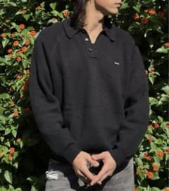 Supreme Small Box Polo Sweater Black M - メルカリ