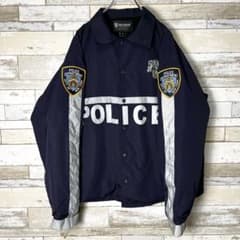 A49ニューヨーク市警NYPD レイドジャケット パッチ US XL navy - メルカリ