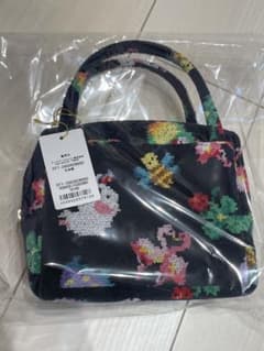 フェイラー ファンキーフォーチュン ミニキューブバッグ ネイビー 神崎