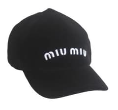 美品】MIUMIU ベルベット ベースボールキャップ - メルカリ
