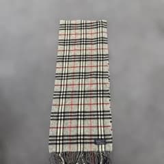 Burberrys チェック柄 マフラー 100%ラムウール - メルカリ