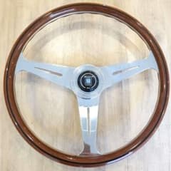 美品】NARDI☆ナルディクラシックウッドポリッシュ/39Φ【FET刻印有り