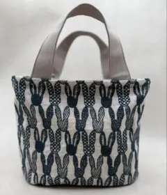 ミナペルホネン＊パッチギャザポケファスナートートL✂️ハンドメイド