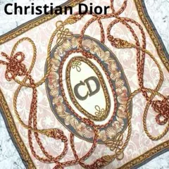 Christian Dior ディオール スカーフ トロッター柄 ボルドー - メルカリ