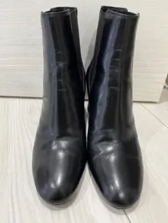 SAINT LAURENT ブラックアンクルブーツ24.0 - メルカリ