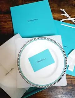 2026年最新】ティファニー プラチナブルーバンド プレート4枚セットの