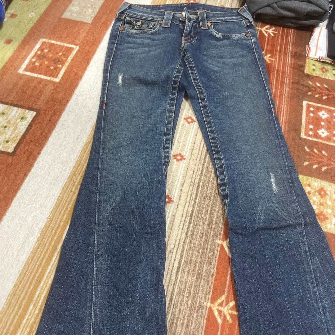 2026年最新】TRUE RELIGION デニムカラー：ブルー ブーツカットデニム