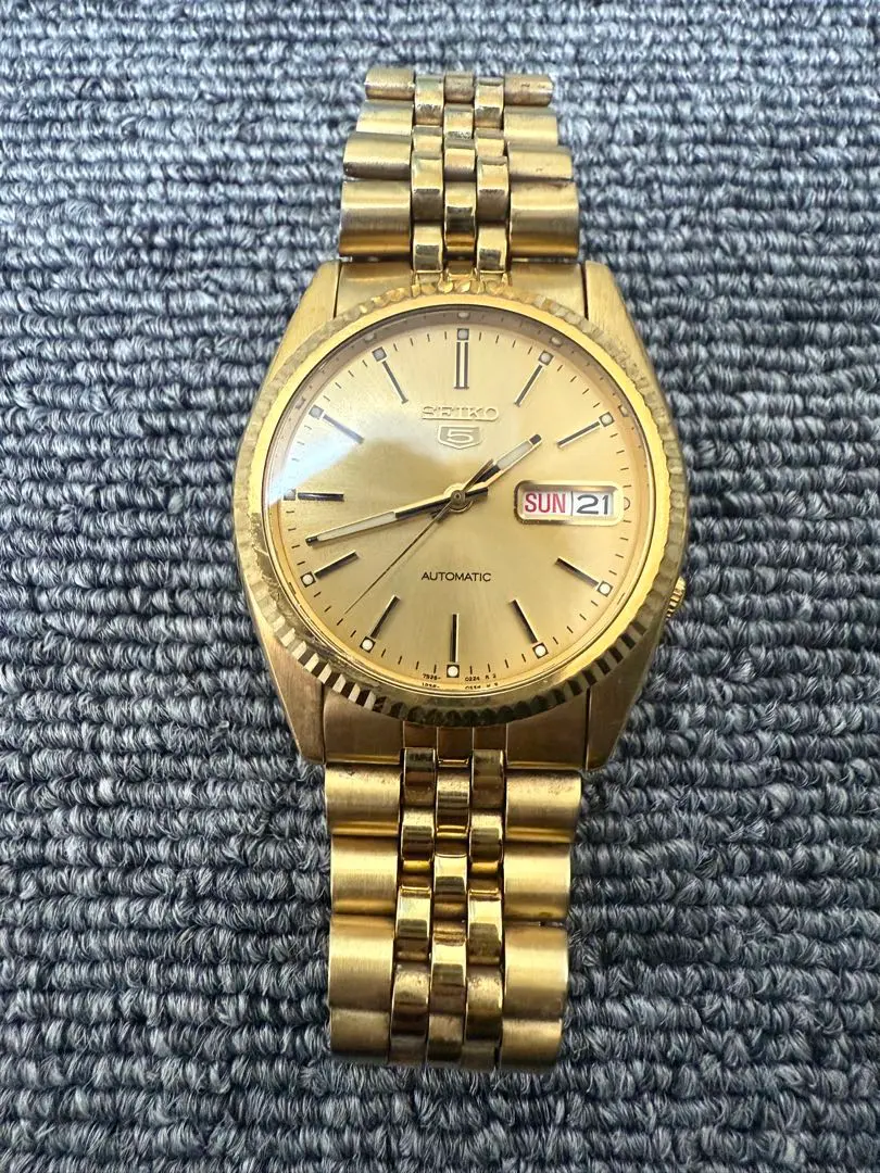 2026年最新】SEIKO 5 文字盤カラー：ゴールド 自動巻き時計の人気