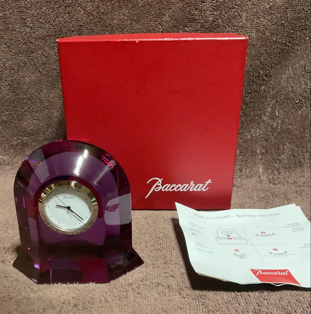 2026年最新】バカラ 置時計の人気アイテム - メルカリ