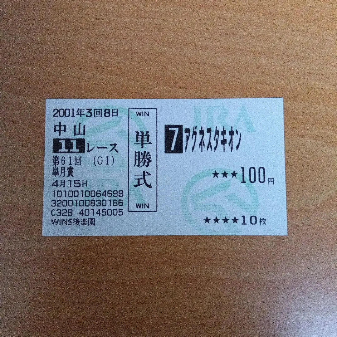 2026年最新】馬券 アグネスタキオンの人気アイテム - メルカリ