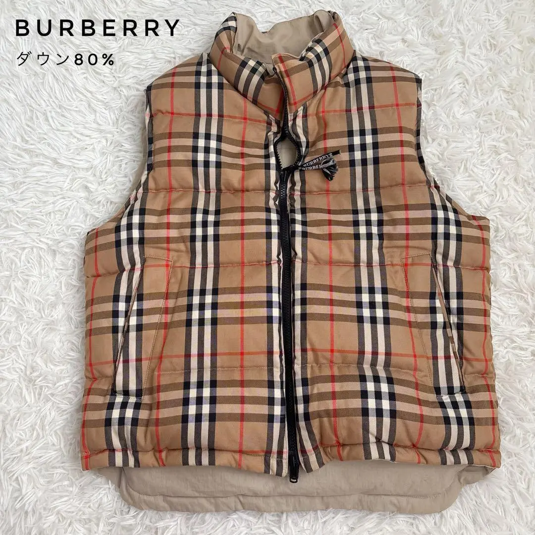 2026年最新】BURBERRY フード：フードなし ダウンベスト・キルティング