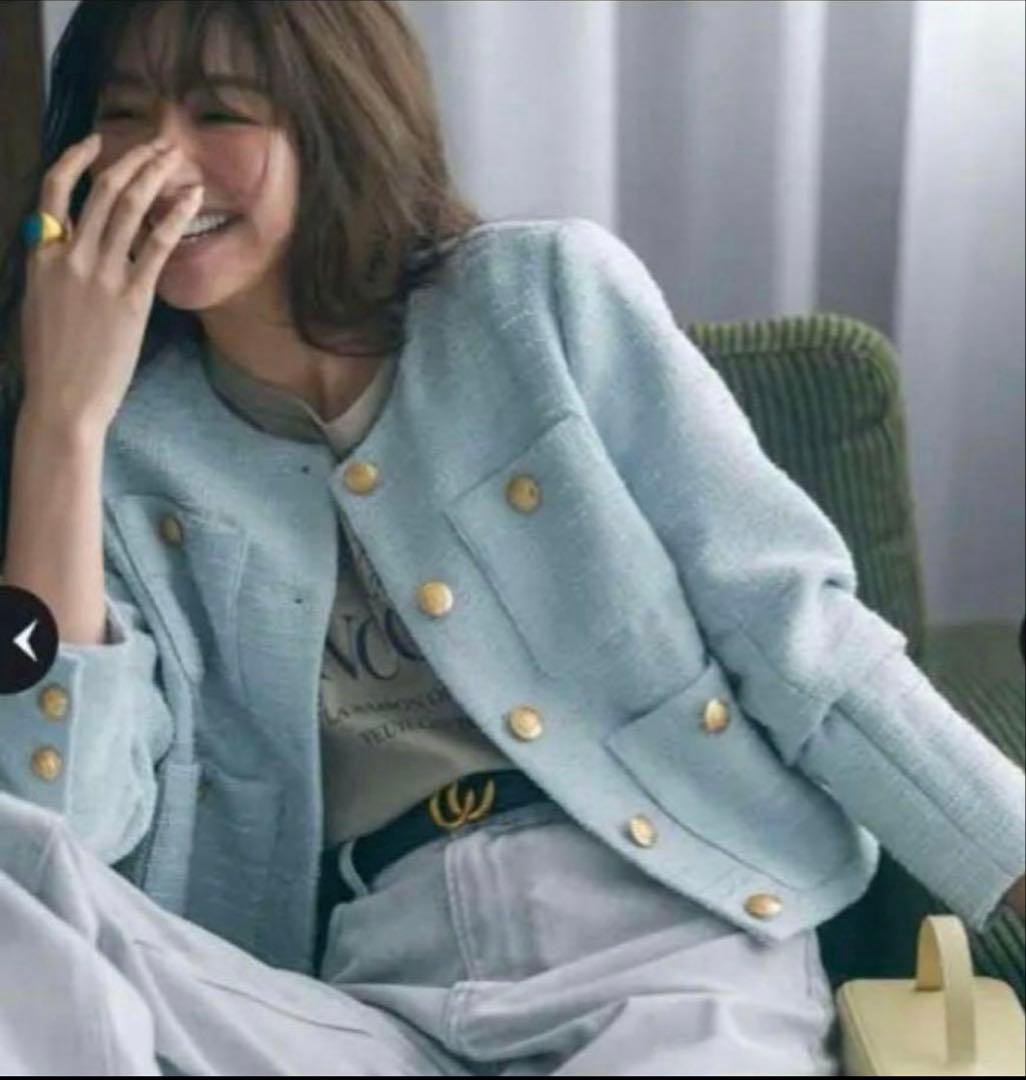 ジャスグリッティー プチキラツイードジャコット - メルカリ