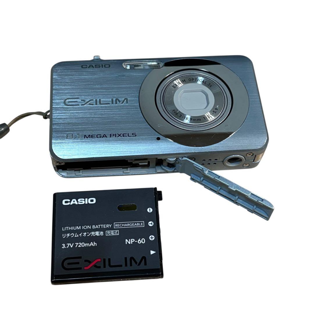CASIO EXILIM EX-Z80 シルバー バッテリー付 コンデジ - メルカリ